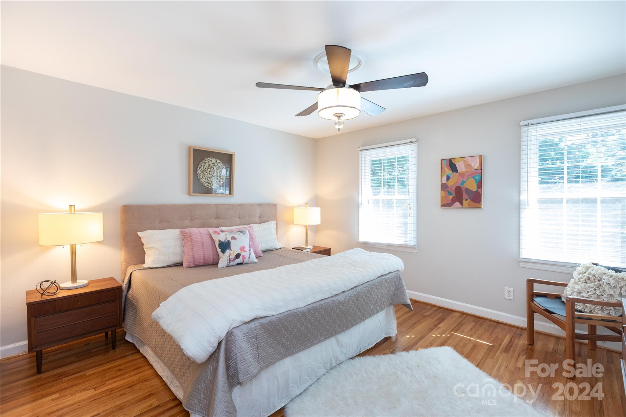 856 McAlway Road, Unit B Charlotte, NC 28211 - Photo 13 of 25 a bedroom with a bed and a table