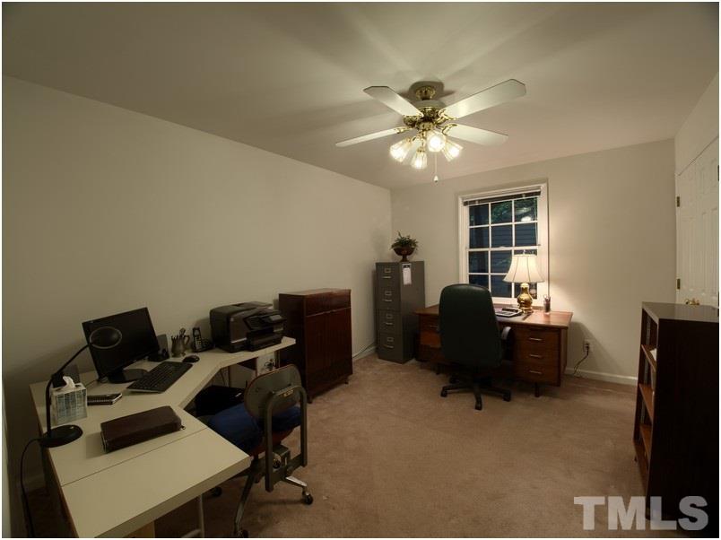 8501 Bluebill Court Raleigh, NC 27615 - Photo 20 of 25 The third bedroom is being used as an office.