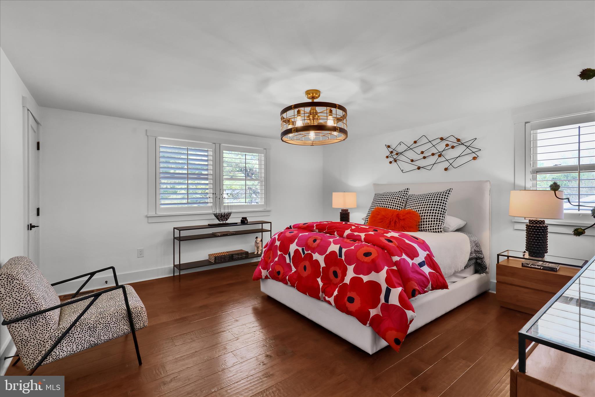 45 Mast Road Oley, PA 19547 - Photo 18 of 39 a bedroom with a bed and a table