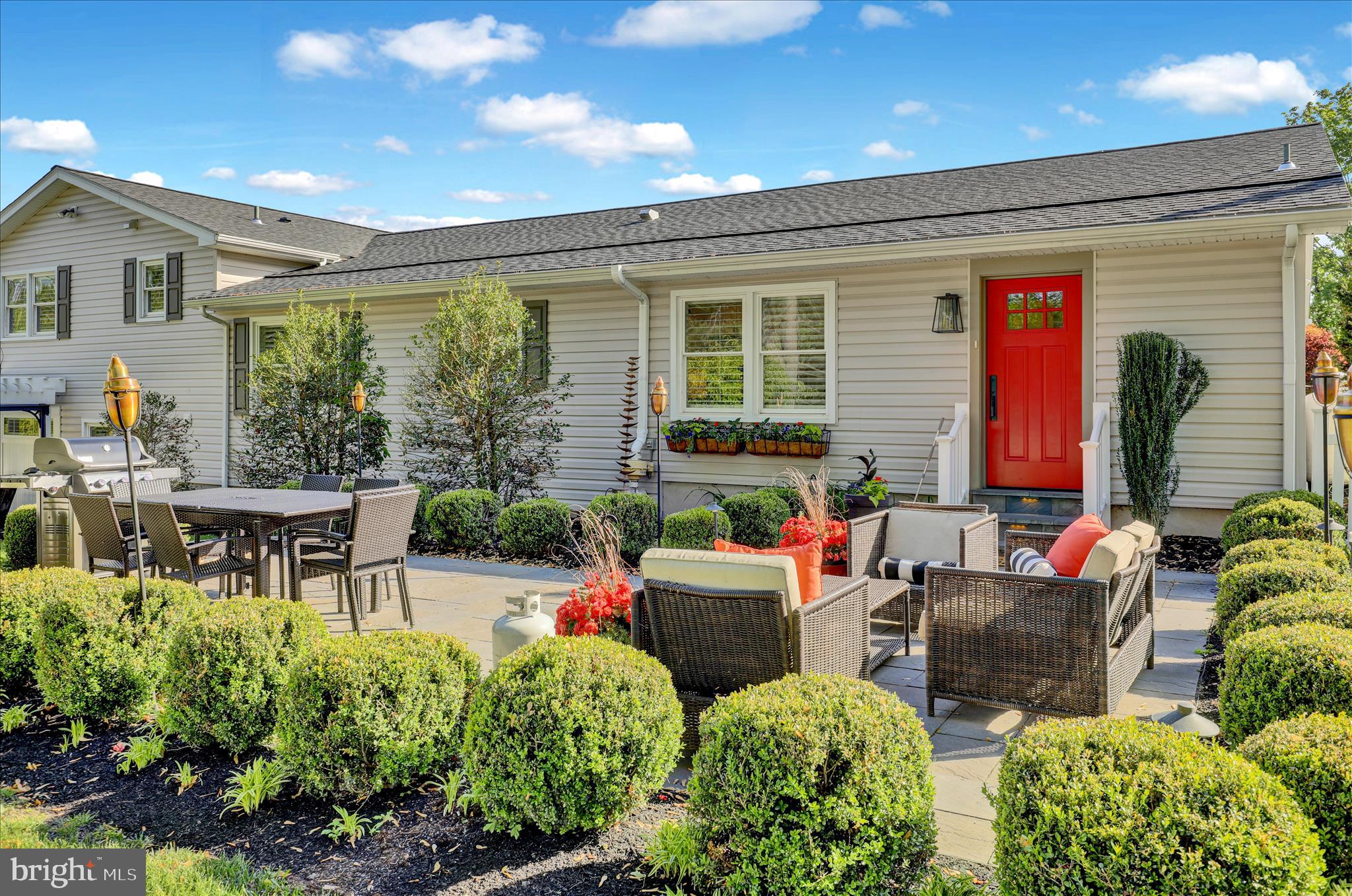 45 Mast Road Oley, PA 19547 - Photo 34 of 39 a view of a house with patio outdoor seating