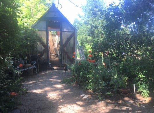 1350 Boundary Road Grants Pass, OR 97527 - Photo 6 of 30 Greenhouse among the flowers