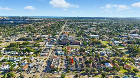 a view of city and ocean