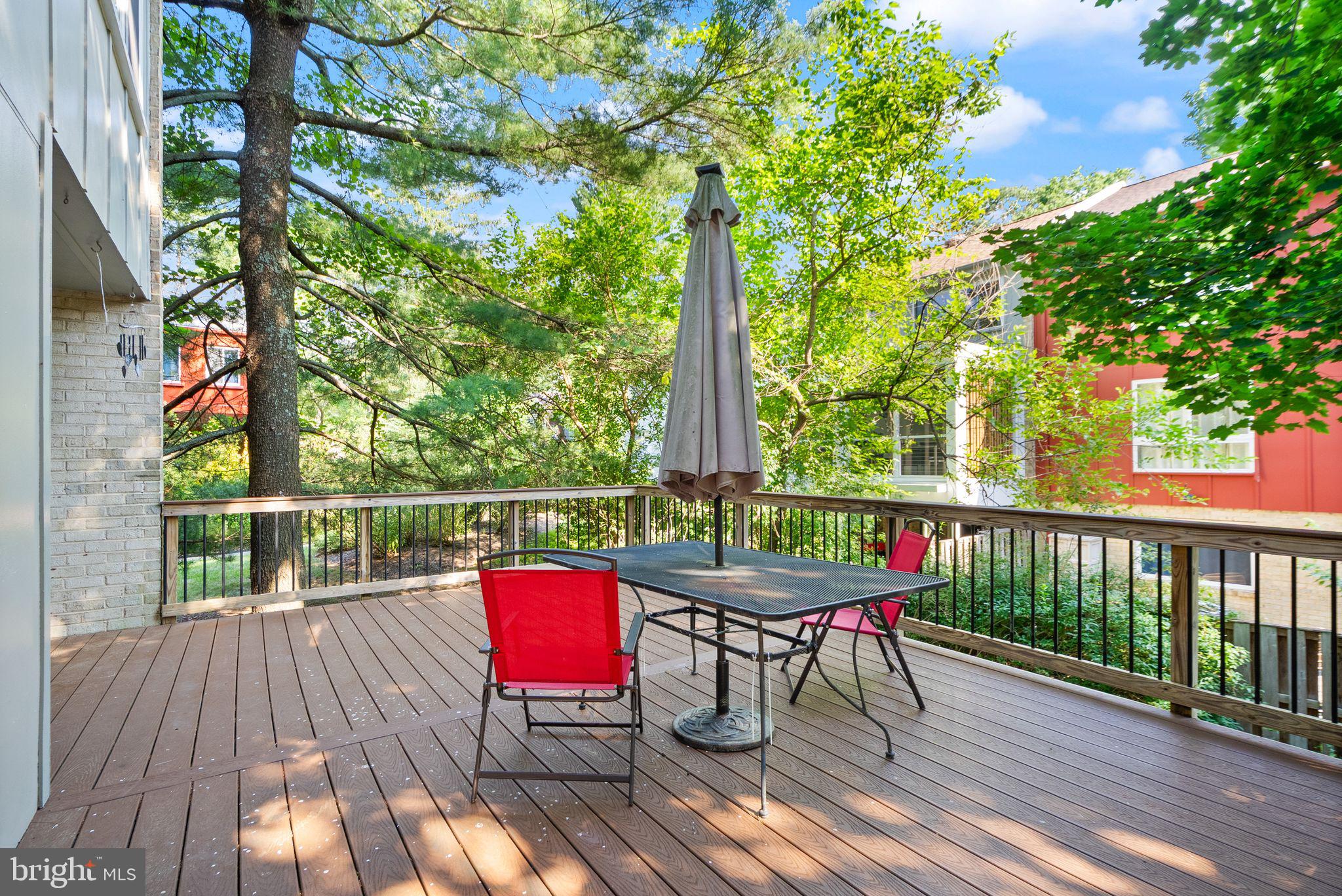 11041 Saffold Way Reston, VA 20190 - Photo 19 of 44 Great Deck for Relaxing and Enjoying the Outdoors