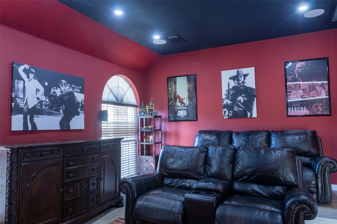 3113 Quail Run Round Rock, TX 78681 - Photo 28 of 29 Who doesn't love this Home theater with vaulted ceiling