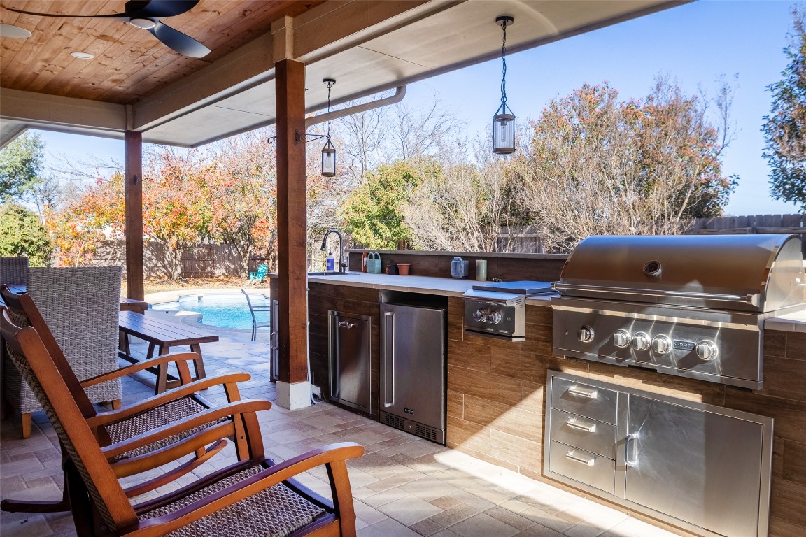 3113 Quail Run Round Rock, TX 78681 - Photo 8 of 29 Wow, want to BBQ? Now is the time to entertain with this complete outdoor kitchen