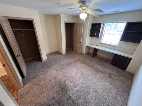 203 Kelly Road, Unit 114 Clemson, SC 29631 - Photo 25 of 37 Plentiful storage and a built-in workspace highlight this carpeted room.