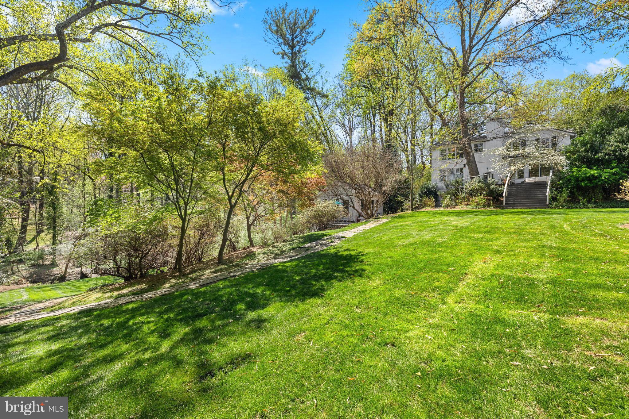 6139 Franklin Park Road McLean, VA 22101 - Photo 24 of 49 a view of a yard with plants and trees
