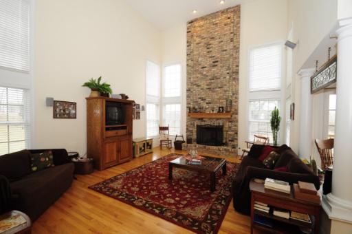 2706 Rondi Court Spring Grove, IL 60081 - Photo 6 of 14 a living room with furniture windows and a fireplace