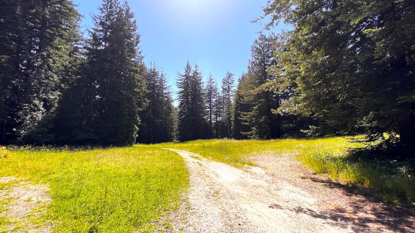 3675 Bonny Doon Road Santa Cruz, CA 95060 - Photo 43 of 59 a view of a swimming pool with an outdoor space and seating area