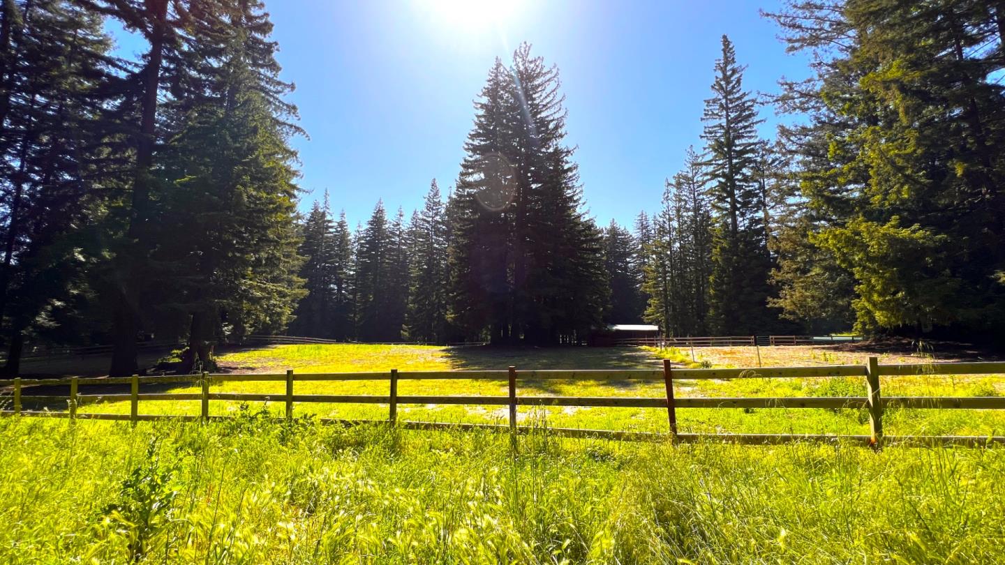 3675 Bonny Doon Road Santa Cruz, CA 95060 - Photo 52 of 59 a view of swimming pool with an outdoor seating and yard