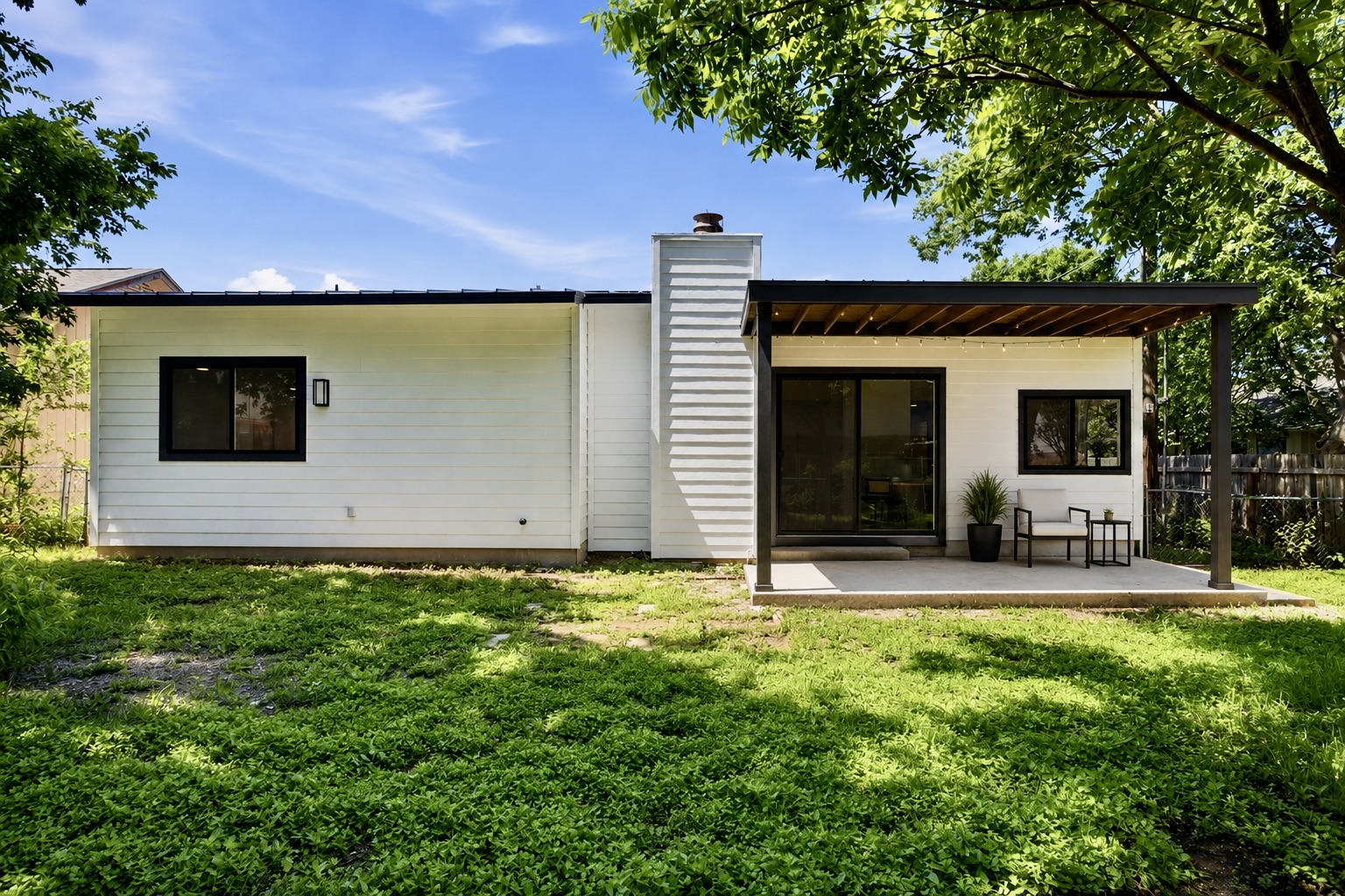 2110 Magazine Street Austin, TX 78727 - Photo 29 of 31 Virtually staged covered patio to help showcase the outdoor living potential