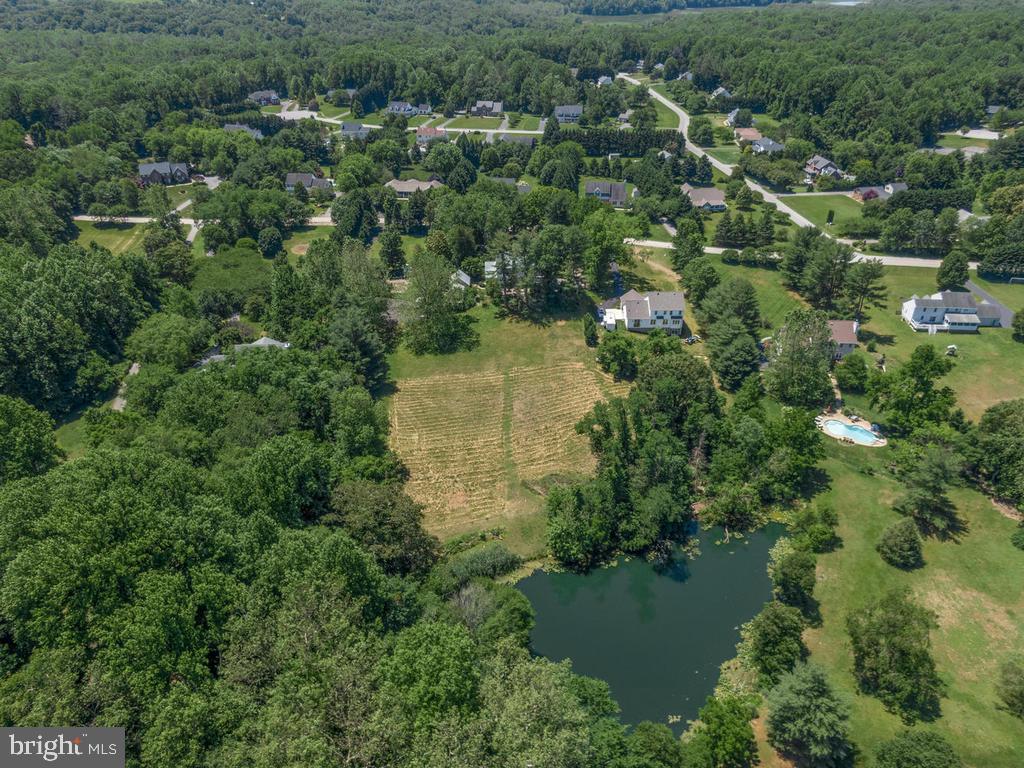 3155 Jones Road Dunkirk, MD 20754 - Photo 73 of 89 Aerial w/pond, backyard & house