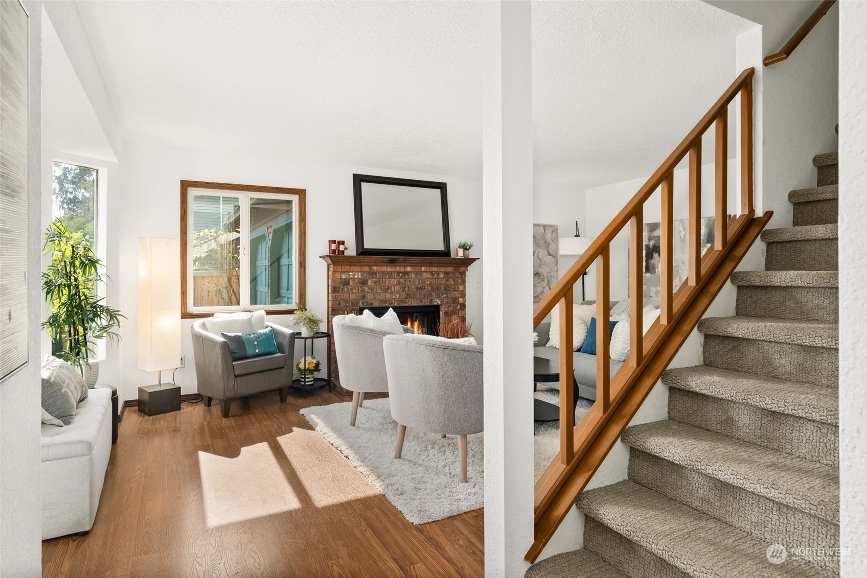 16530 3rd Drive Southeast Bothell, WA 98012 - Photo 24 of 40 a living room with furniture and a large window