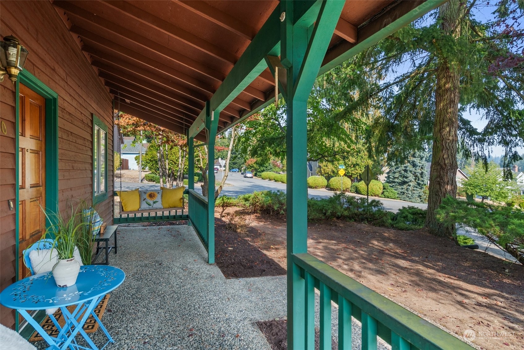 16530 3rd Drive Southeast Bothell, WA 98012 - Photo 5 of 40 a view of a porch with furniture and a yard