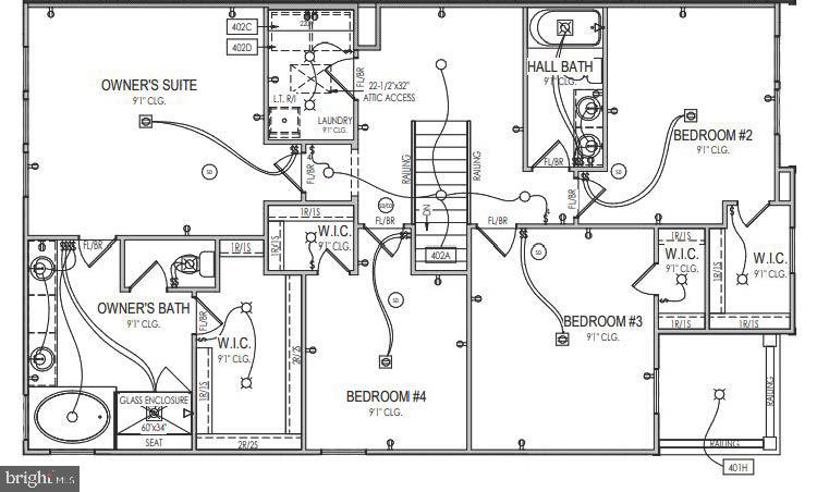 18204 Moss Garden Road Dumfries, VA 22026 - Photo 3 of 4 Upper Level Floorplan