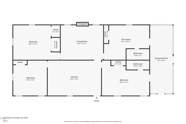 $249,000 | 3519 Olivia Road, Sanford, NC 27332