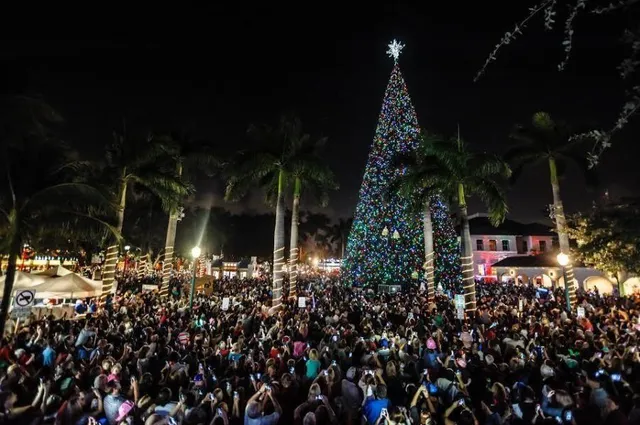 a view of a street with a building in the background