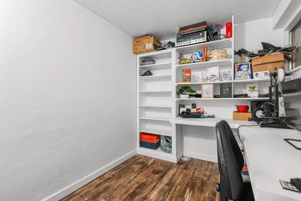 wooden floor in an empty room
