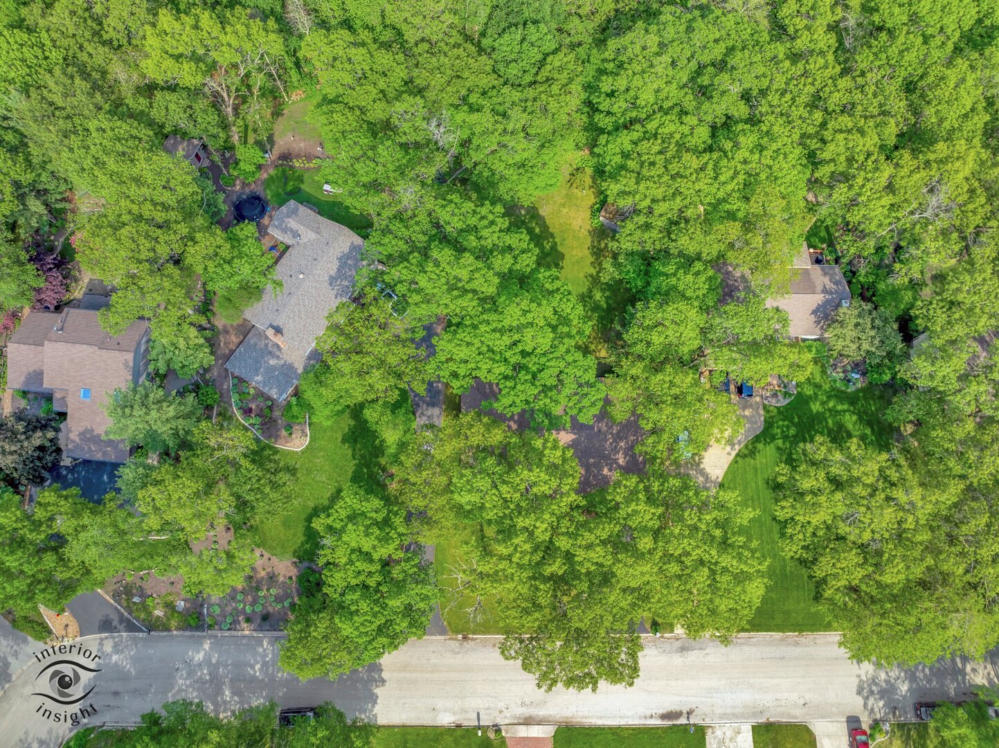 20 Deerfield Avenue Kankakee, IL 60901 - Photo 33 of 36 an aerial view of residential house with outdoor space and trees all around