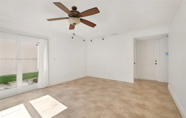 a view of an empty room