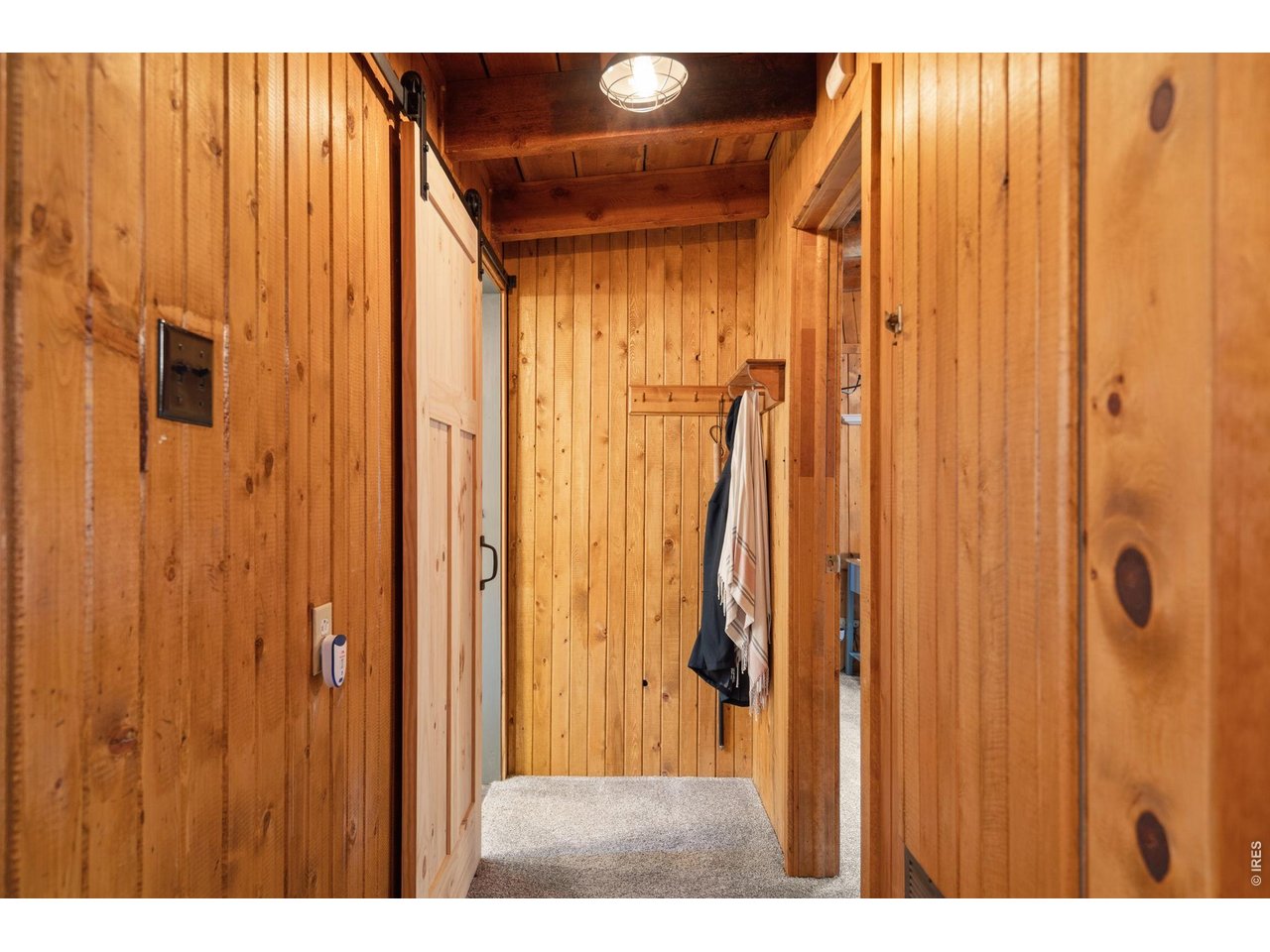 36917 Poudre Canyon Road Bellvue, CO 80512 - Photo 20 of 46 Hallway to bedrooms and bathrooms