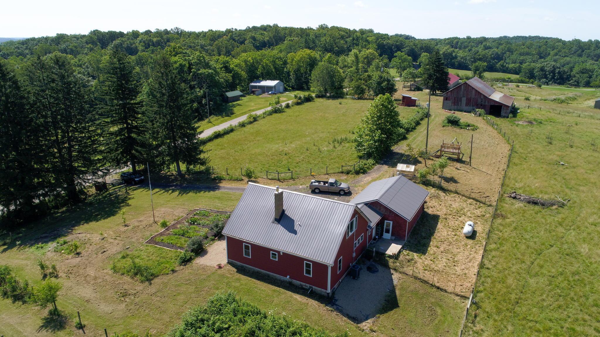 9643 Walnut Dowler Road Logan, OH 43138 - Photo 44 of 72 9643 Walnut-Dowler Rd Aerial 8