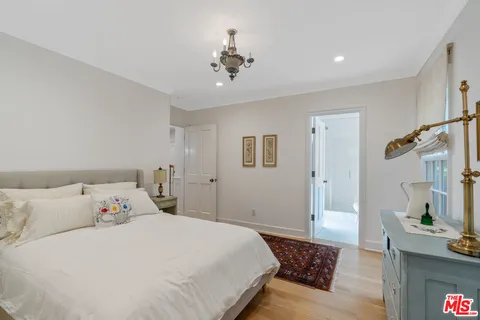 a view of a hallway with a livingroom