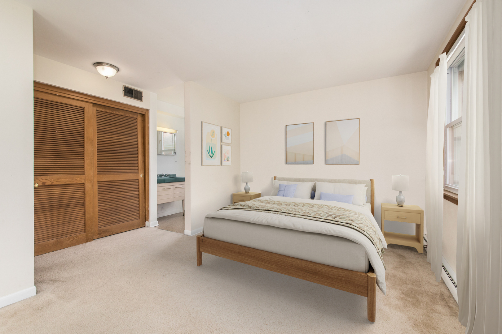 516 Engel Boulevard Park Ridge, IL 60068 - Photo 42 of 51 a spacious bedroom with a bed and a cabinets