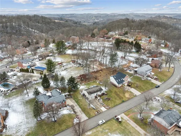 an aerial view of city