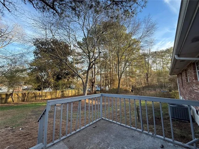 a view of a roof deck