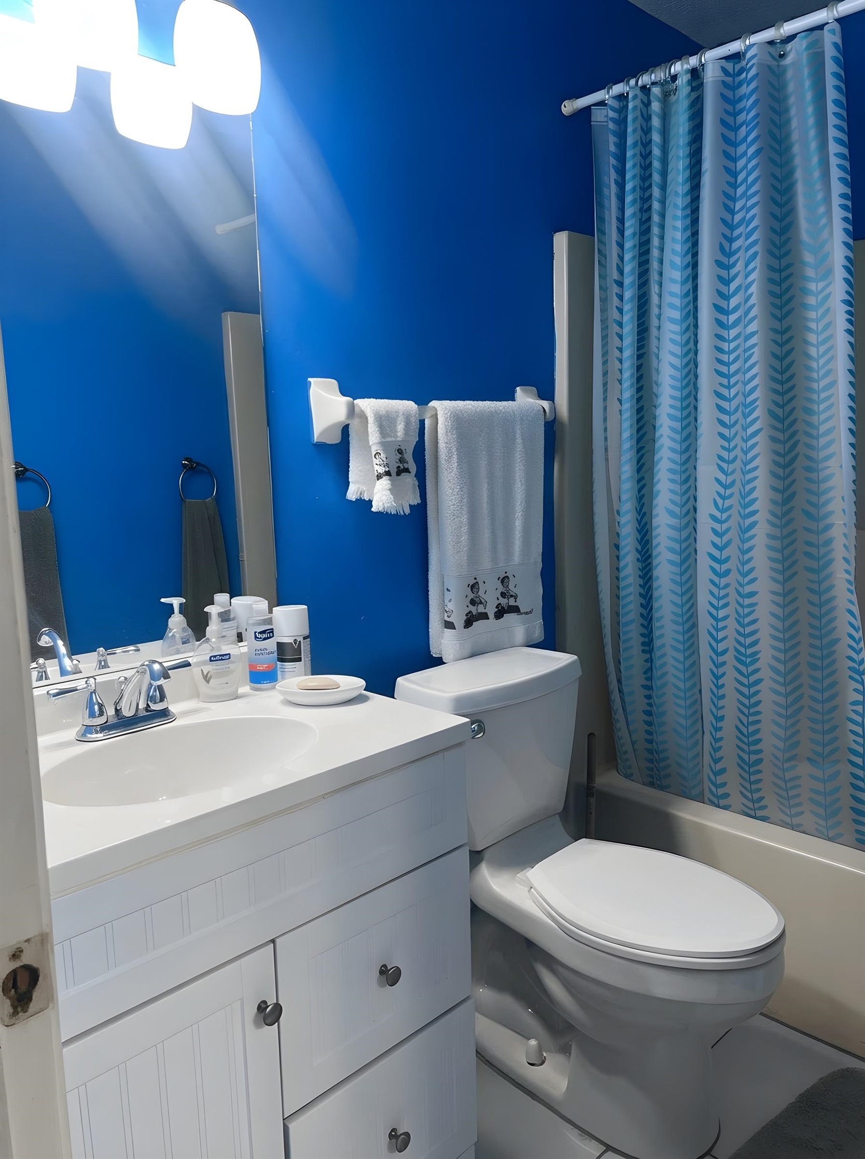 4005 Long Creek Road Memphis, TN 38125 - Photo 20 of 37 Full bathroom featuring vanity and shower / bath combo