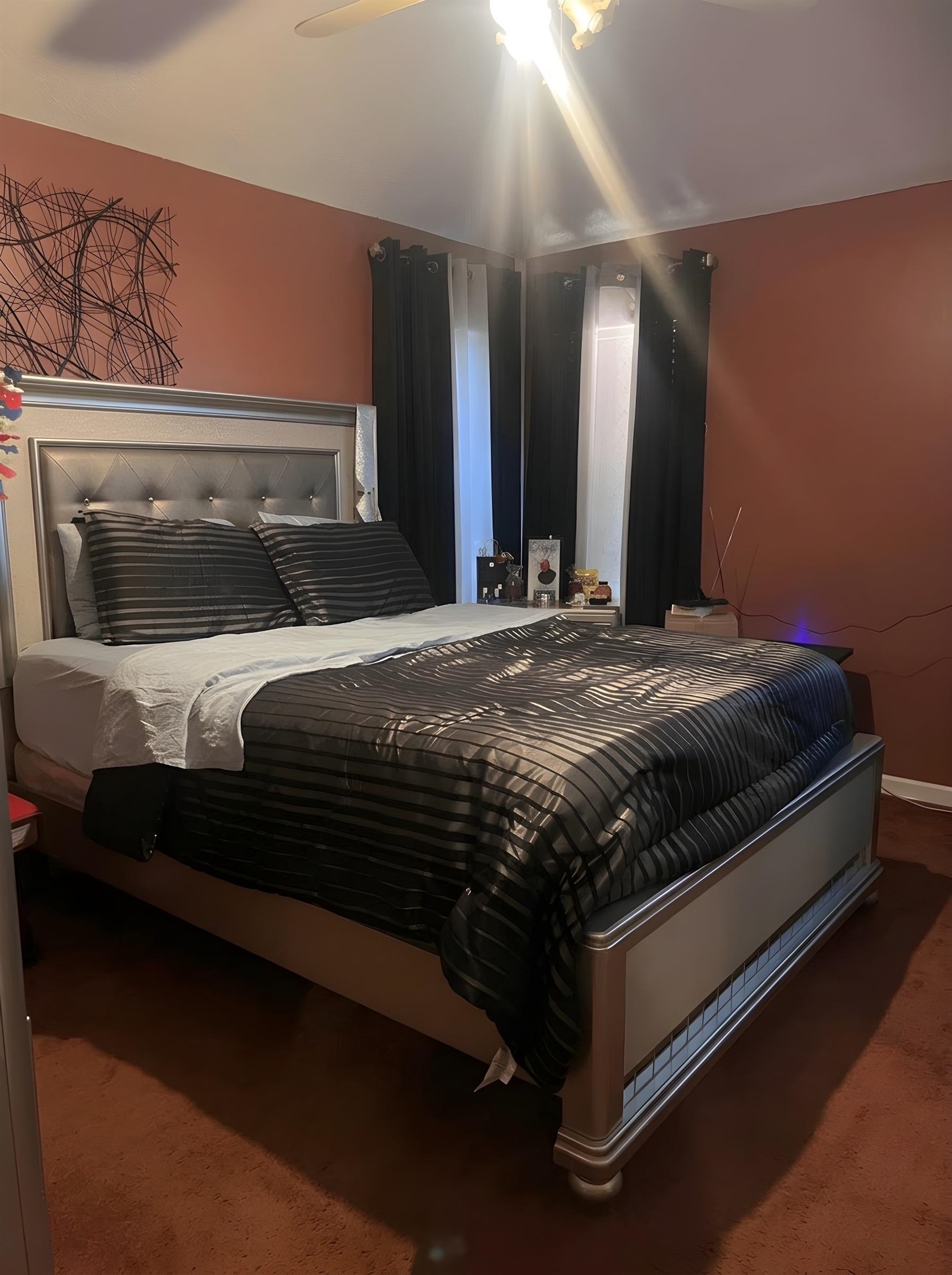 4005 Long Creek Road Memphis, TN 38125 - Photo 27 of 37 Carpeted bedroom with a ceiling fan