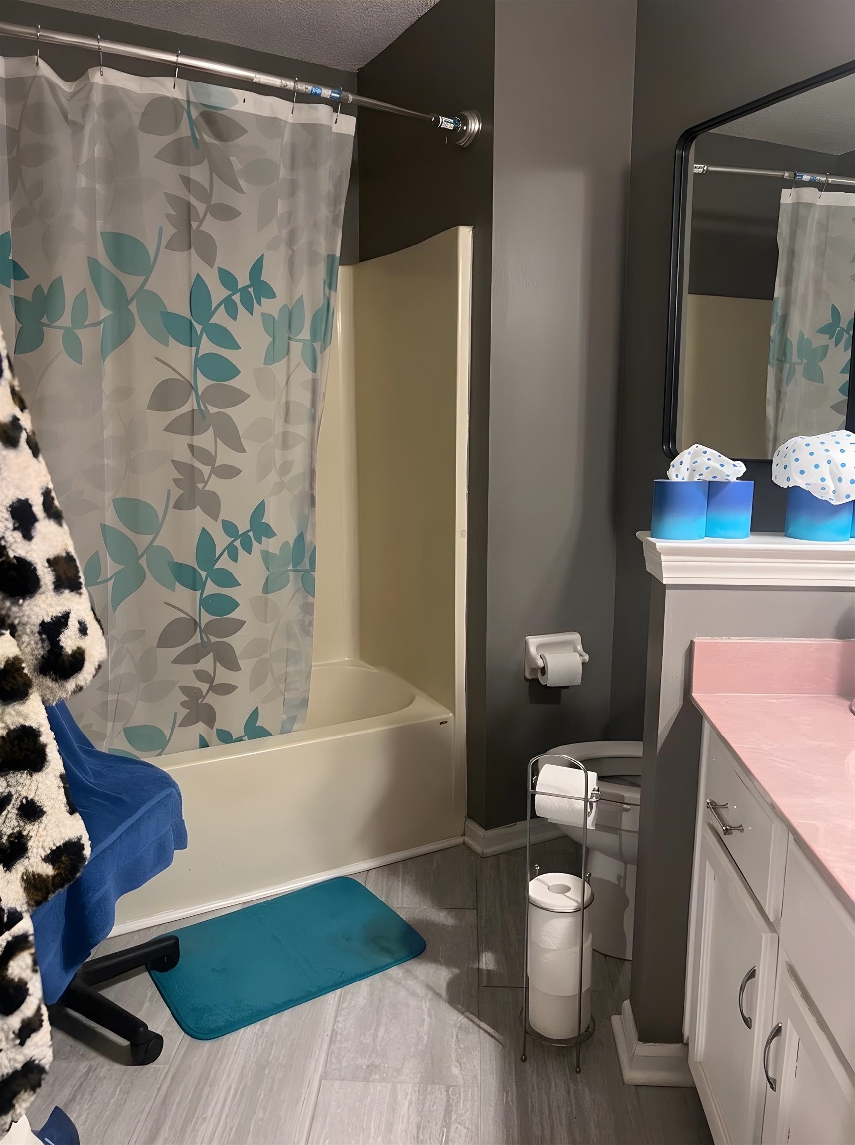 4005 Long Creek Road Memphis, TN 38125 - Photo 33 of 37 Full bathroom with shower / bath combo with shower curtain and vanity