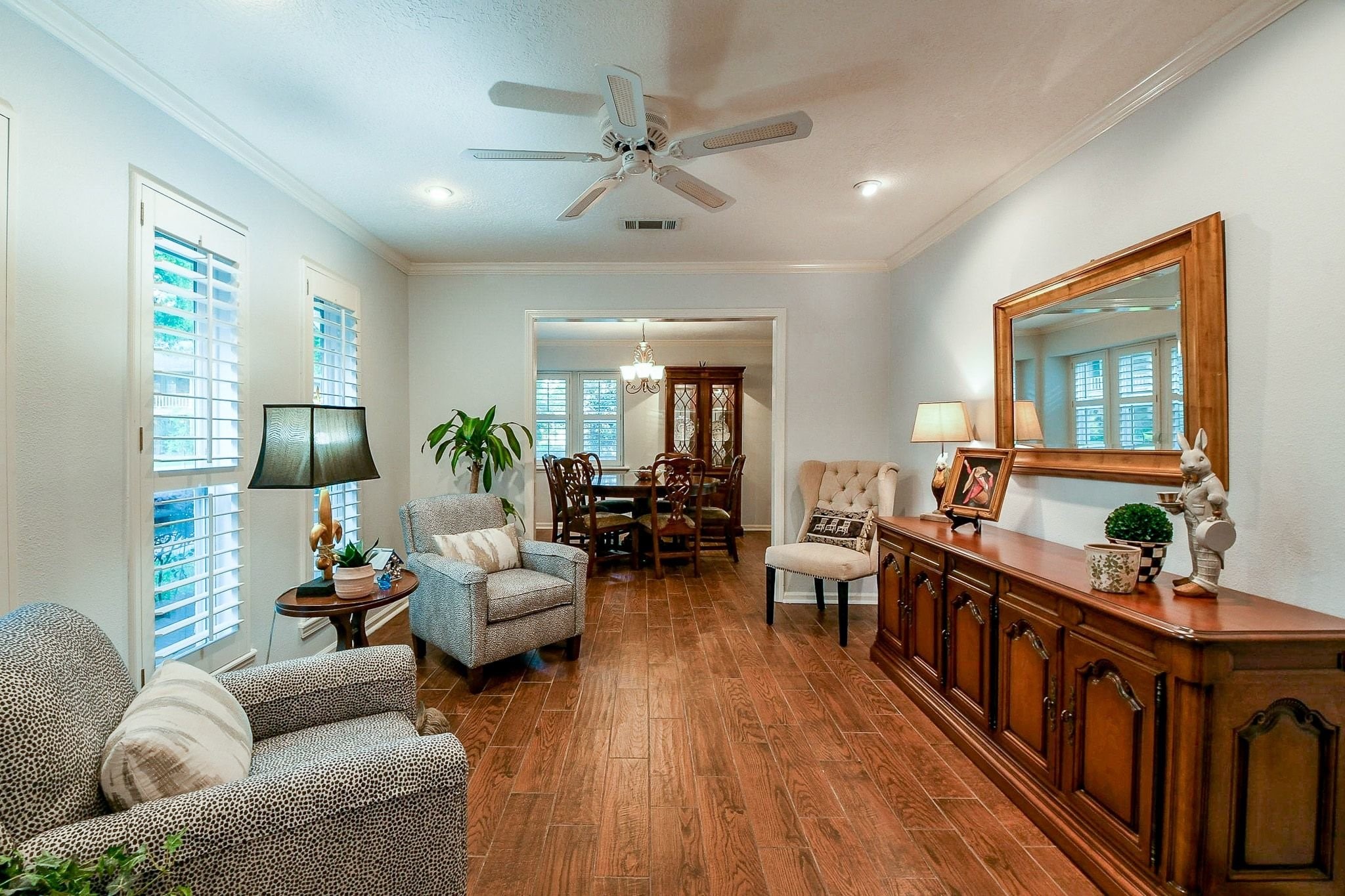 6607 Misty Springs Lane Spring, TX 77379 - Photo 4 of 31 Discover elegant formal living and dining rooms to your left.