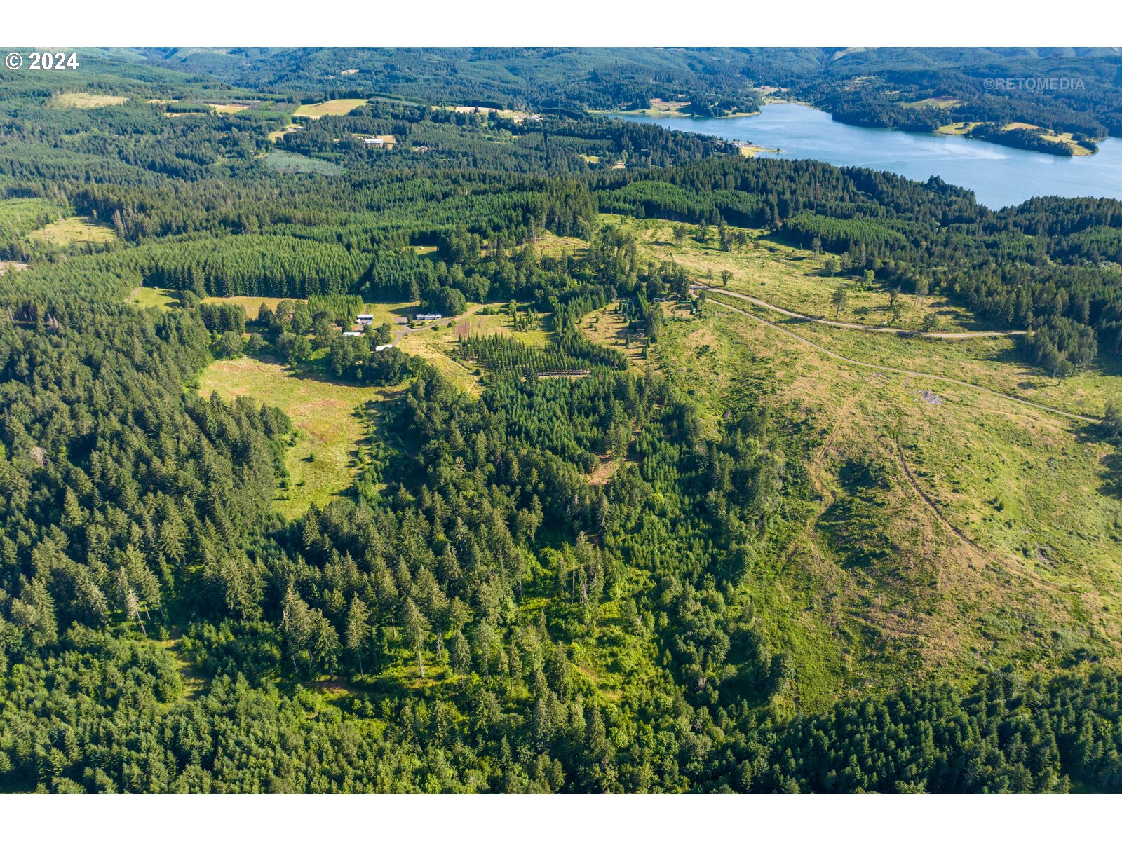 Roberts School Road Gaston, OR 97119 - Photo 5 of 37 a view of a city with lush green forest