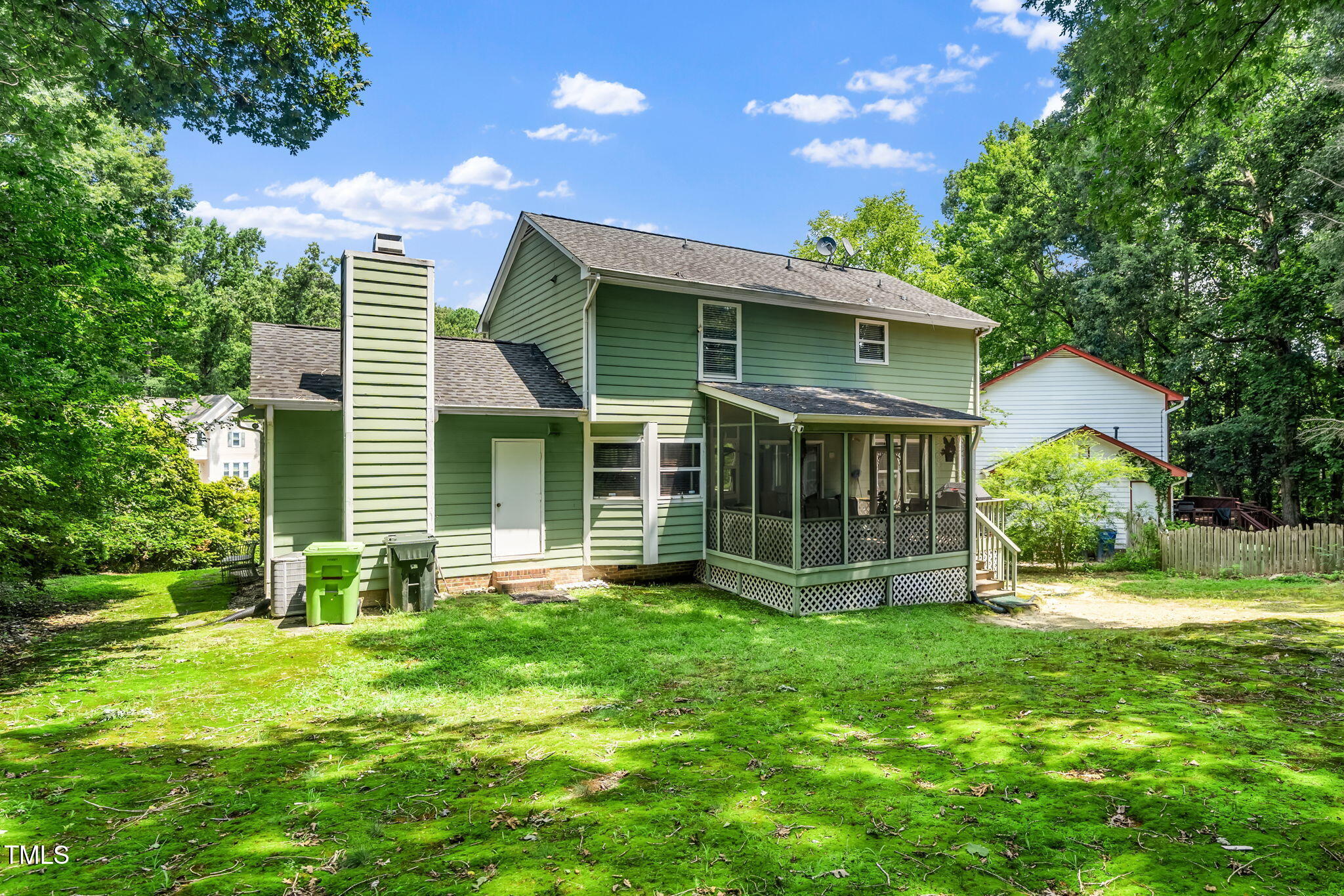 501 Dandelion Court Raleigh, NC 27610 - Photo 21 of 27 Rear of Home