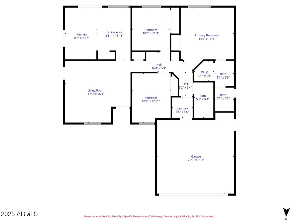 9163 West St John Road Peoria, AZ 85382 - Photo 37 of 38 a picture of a floor plan