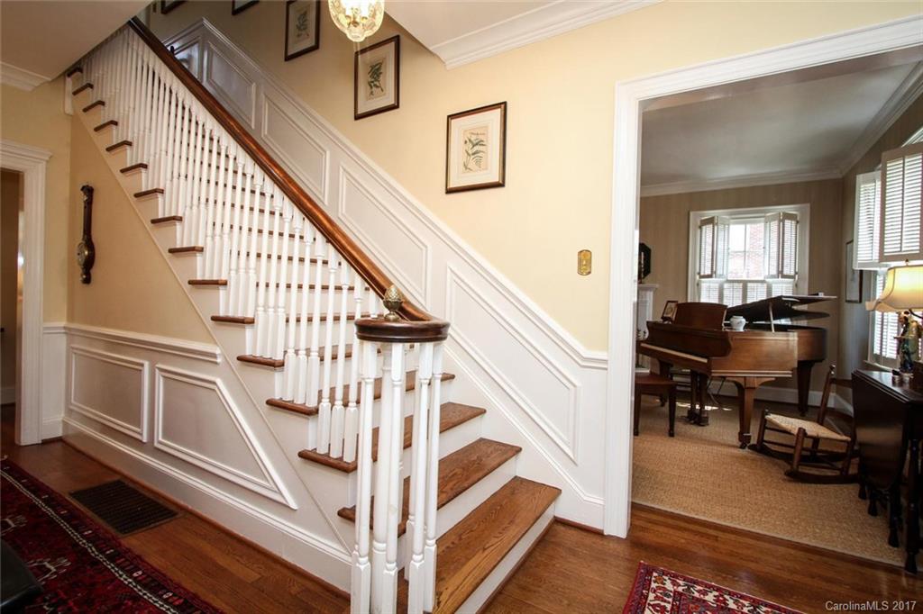 1245 Providence Road Charlotte, NC 28207 - Photo 2 of 24 a view of entryway and hall with wooden floor
