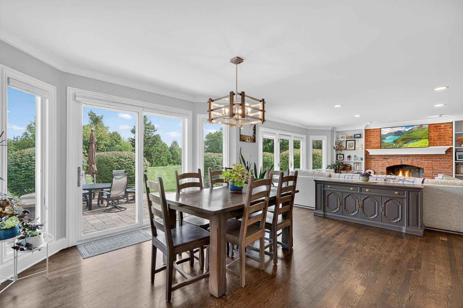 20633 North Primrose Court Deer Park, IL 60010 - Photo 6 of 43 a dining room with furniture window wooden floor