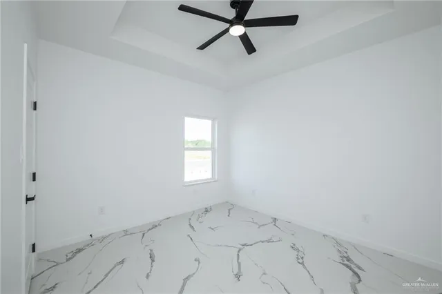 a view of a window in an empty room