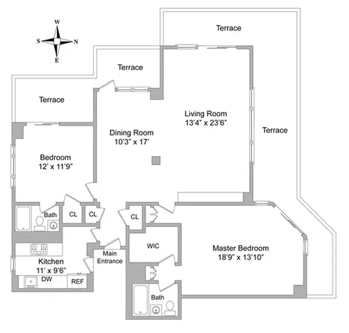 $2,875,000 | 30 East 65th Street, Unit 15A | Lenox Hill