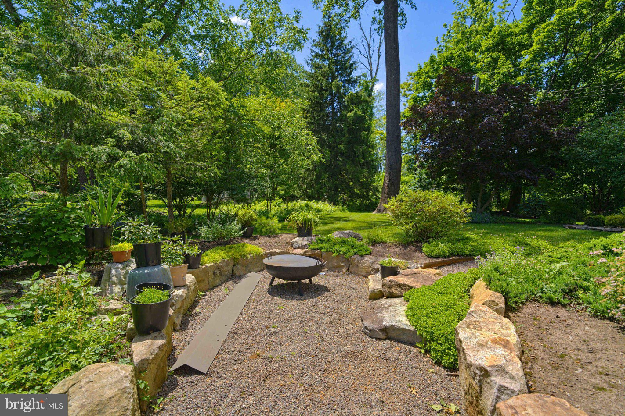 2244 Deer Path Road Huntingdon Valley, PA 19006 - Photo 76 of 95 Serene garden retreat in nature.