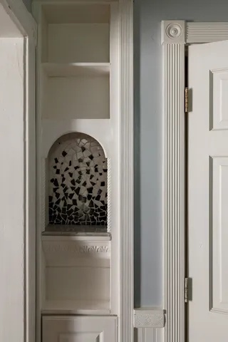 a close view of utility room