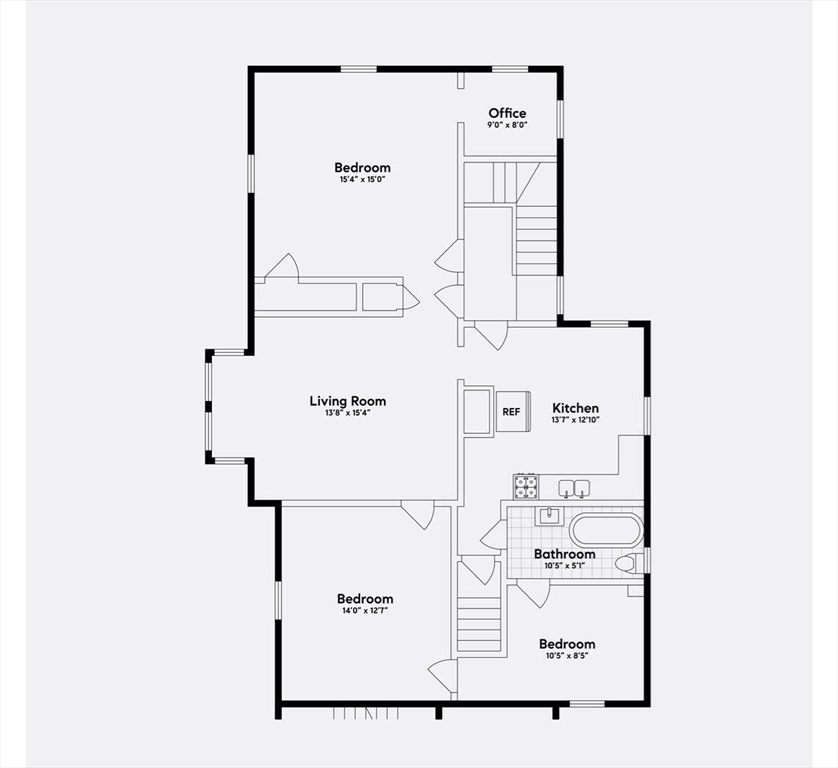 327 Lafayette Street, Unit 2 Salem, MA 01970 - Photo 16 of 22 a picture of a wall with a white wall and white wall
