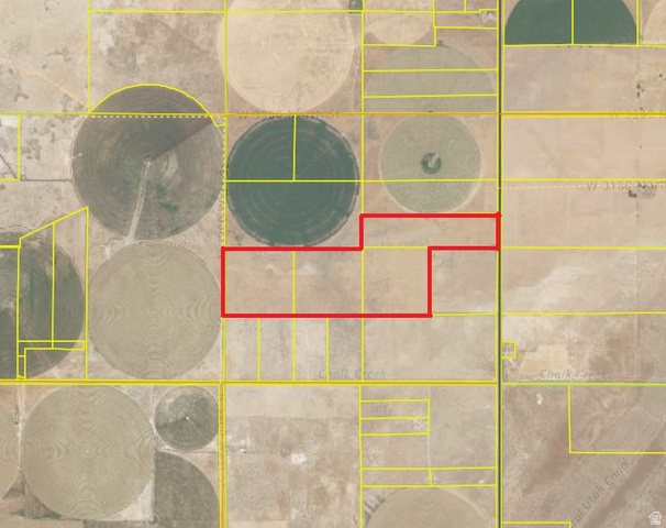 2900 North Highway 100 Fillmore, UT 84631 - Photo 12 of 12 Aerial overview of property's location with property parcel outlined