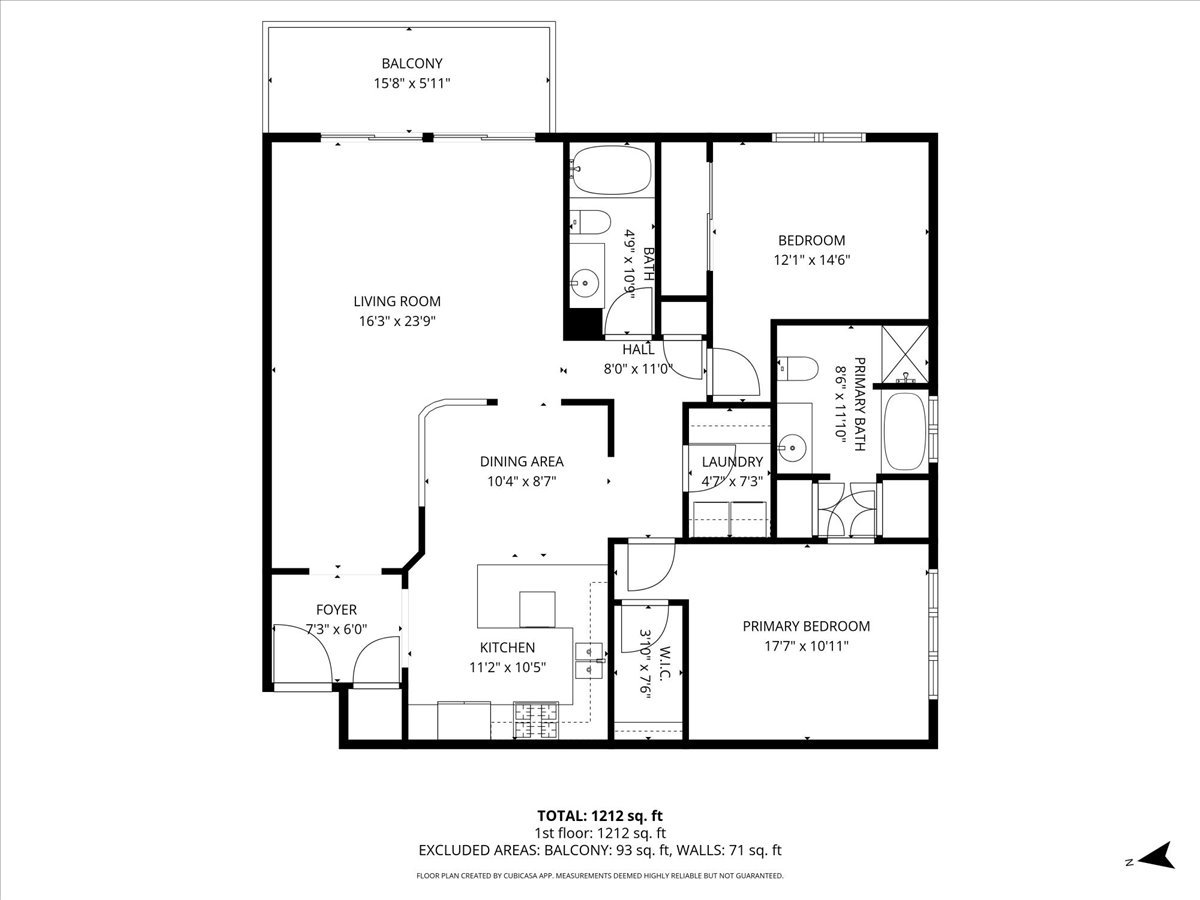 5 South Pine Street, Unit 509 Mount Prospect, IL 60056 - Photo 31 of 31 a picture of a floor plan
