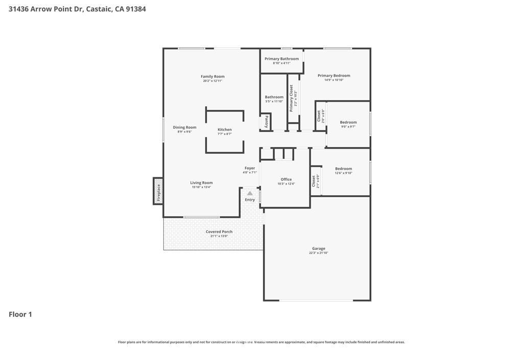 31436 Arrow Point Drive Castaic, CA 91384 - Photo 76 of 76 Floor Plan
