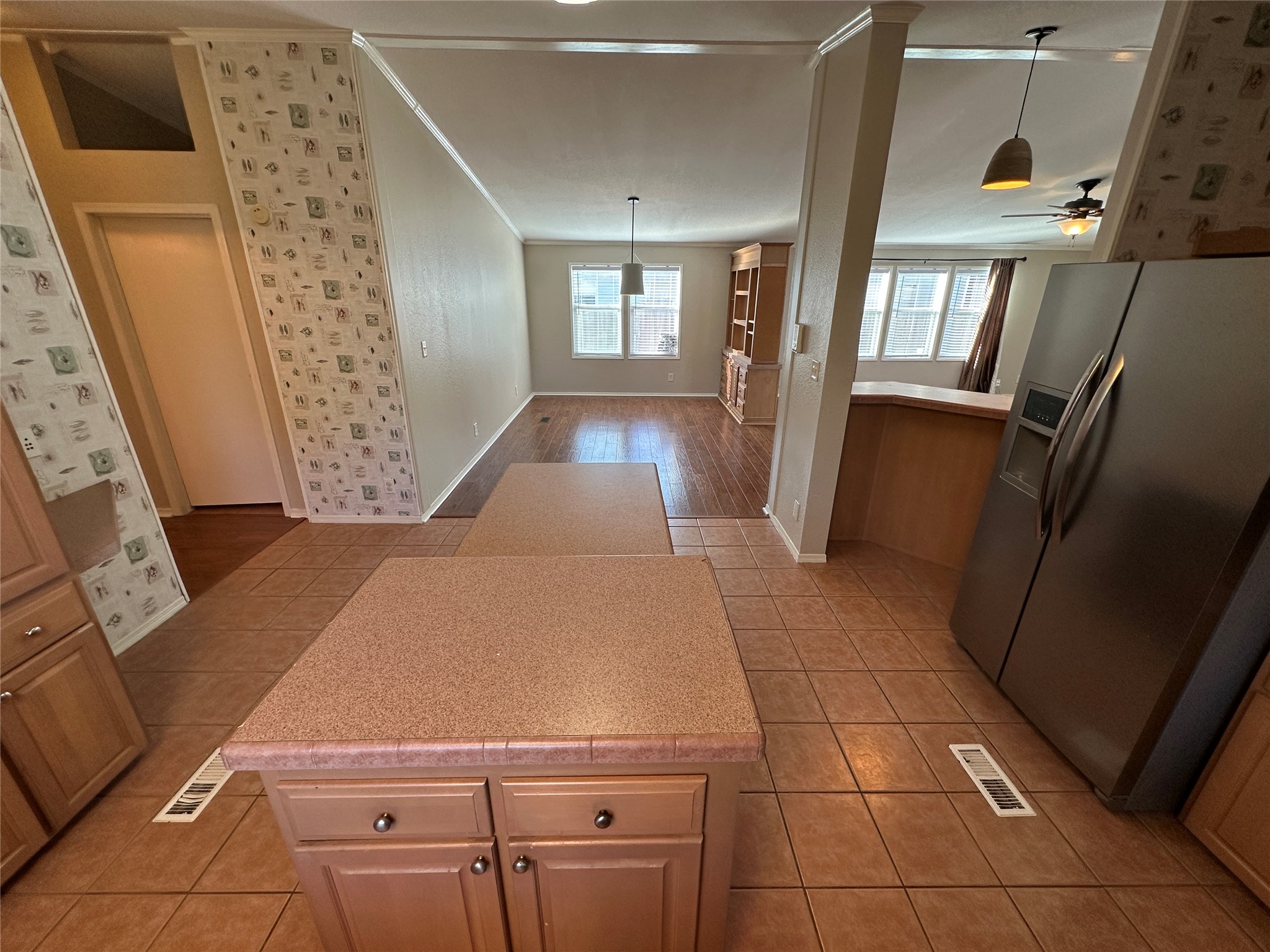 104 Ramirez Street Kyle, TX 78640 - Photo 8 of 31 a view of an entryway with kitchen