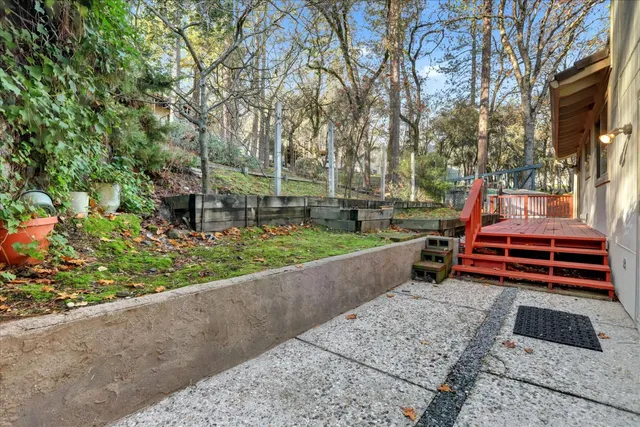 a view of a golf course with a swimming pool