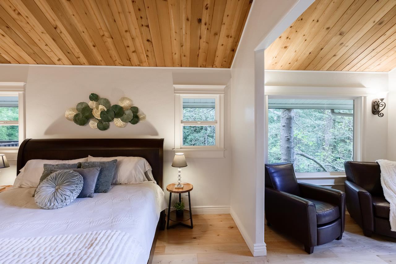 295 Jim's Road Ben Lomond, CA 95005 - Photo 59 of 139 a bedroom with a bed and window